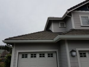 Tile roof with 6" Box gutter